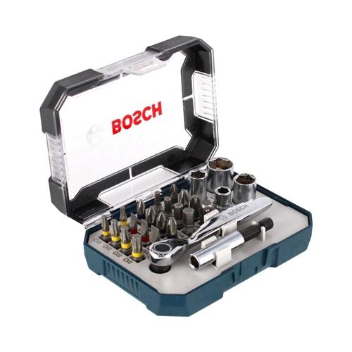 BOSCH 26 PCS RATCHET WRENCH SET FOR ELECTIC SCREWDRIVER HAND TOOL